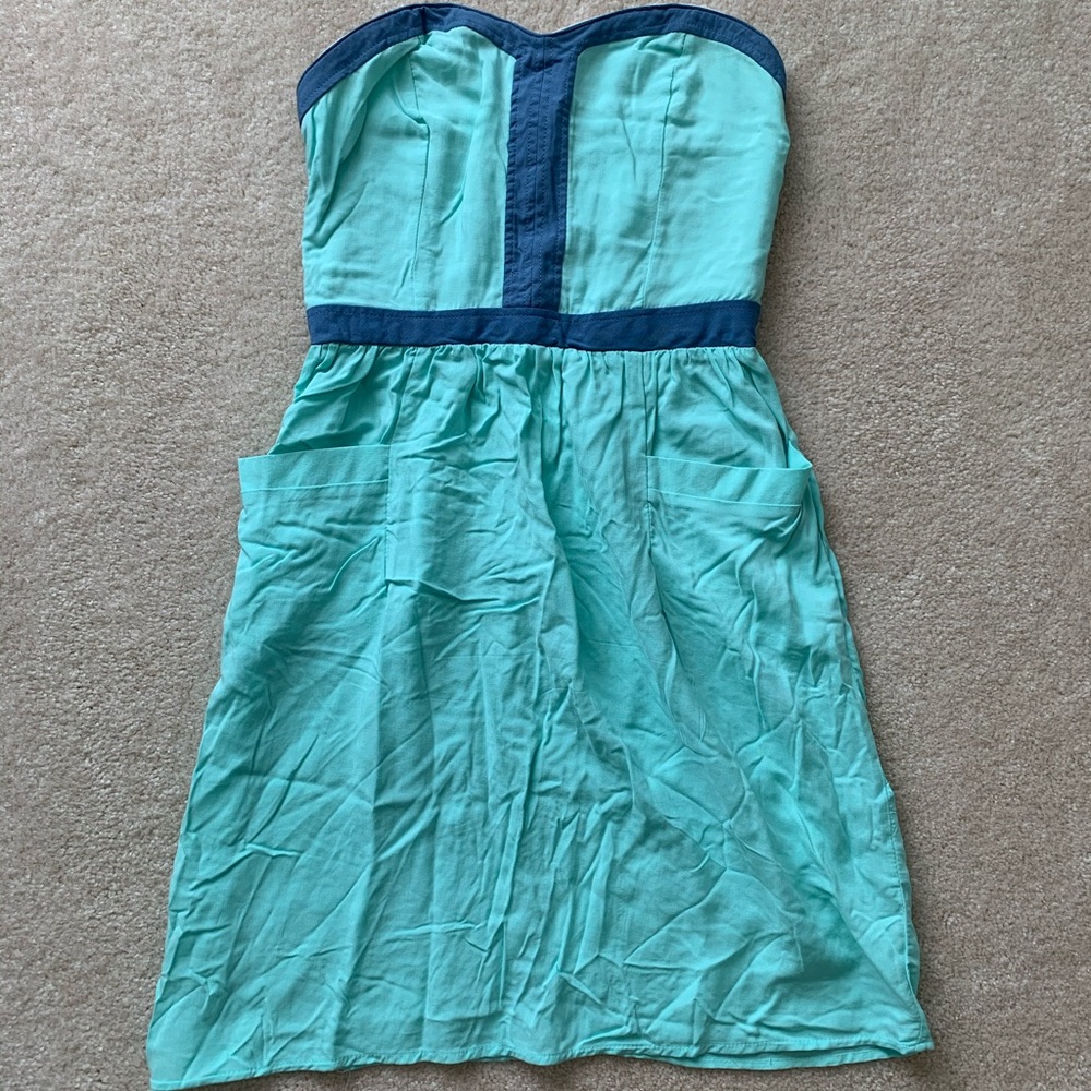 Xhilaration Juniors Strapless ‘Challis’ Dress - Picture 2 of 9